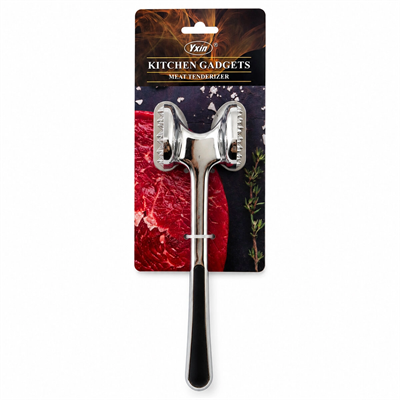 Çift Başlı - Komple Metal Paslanmaz Çelik Et Dövecek Bx40