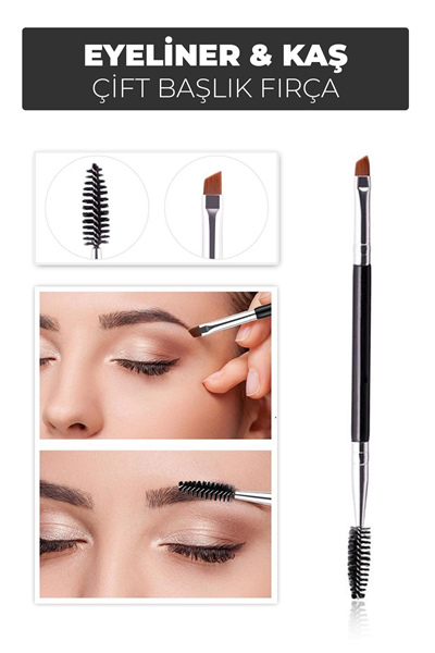 Çift Başlıklı Eyeliner ve Kaş Fırçası – Kolay Uygulama ve Mükemmel Sonuçlar