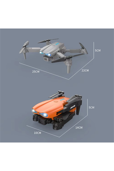Çift Bataryalı 360 Derece Takla Atabilen Wi-Fi Kameralı Mini Drone, Çok Renkli Seçenek