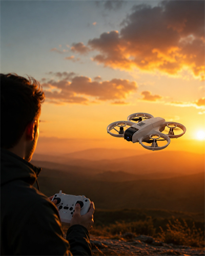 Çift Bataryalı Kameralı Mini Drone Işıklı Akıllı Uçuş Sistemi