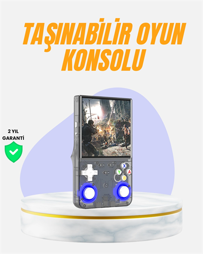 Çift Joystickli Retro Oyun Konsolu 2500mAh Bataryalı