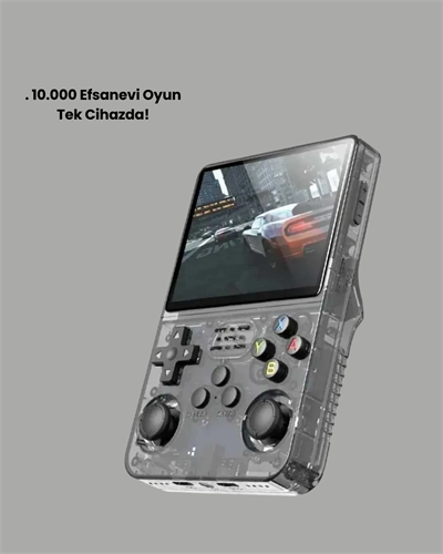 Çift Joystickli Retro Oyun Konsolu 2500mAh Bataryalı