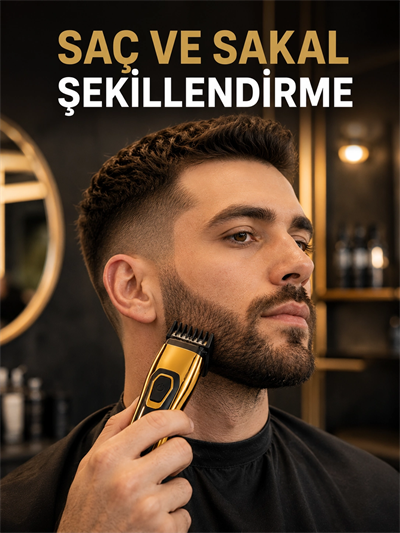 Çift Kademeli Güç Modlu Kablosuz Kişisel Bakım Seti