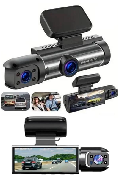 Çift Kameralı Araç Kamerası Ön ve Arka Kameralı