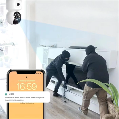 Çift Kameralı Wifi Bağlantılı Gece Görüşlü Ev Tipi Güvenlik Kamerası YoSee