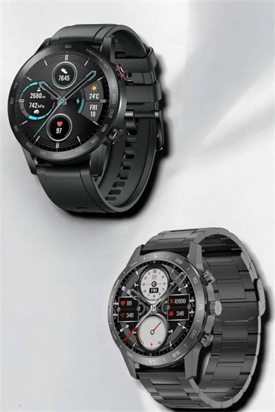 Çift Kordonlu Yüksek Çözünürlüklü Akıllı Saat Uyku İzleyici & Spor Modları