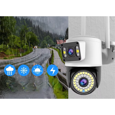 Çift Lensli Dış Mekan Wi-Fi Kamera