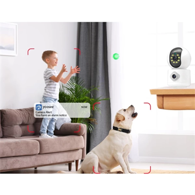Çift Lensli İç Mekan Wi-Fi Kamera