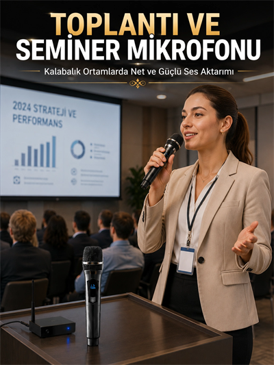Çift Mikrofon Seti Profesyonel Ses Performansı