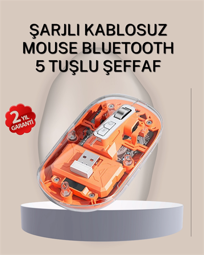 Çift Modlu Fare – USB Alıcılı ve Bluetooth Bağlantılı