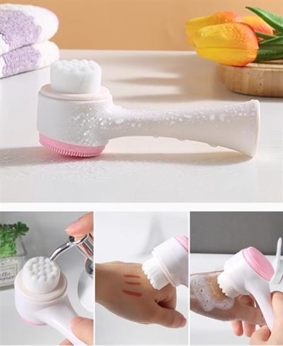 Çift Taraflı 3D Yumuşak Yüz Bakım Fırçası (3936)