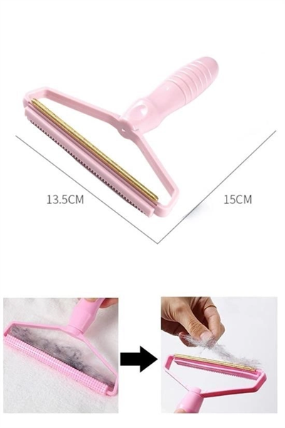 Çift Taraflı Elbise Kazak Plastik Kumaş Tüy Alma Ve Tiftik Temizleyici Toplayıcı Taşınabilir Bx40