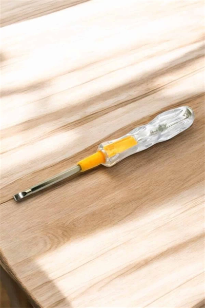 Çift Taraflı Elektrik Kontrol Kalemi Şeffaf Tornavida