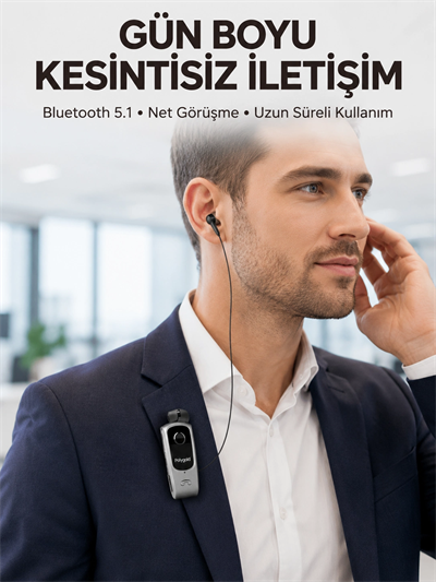 Çift Telefon Bağlantılı Eller Serbest Bluetooth Kulaklık