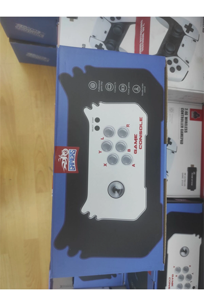Çift kişilik kollu joystickli retro oyun konsolu oyunlu çok renkli bluetoothsuz - Elektronik