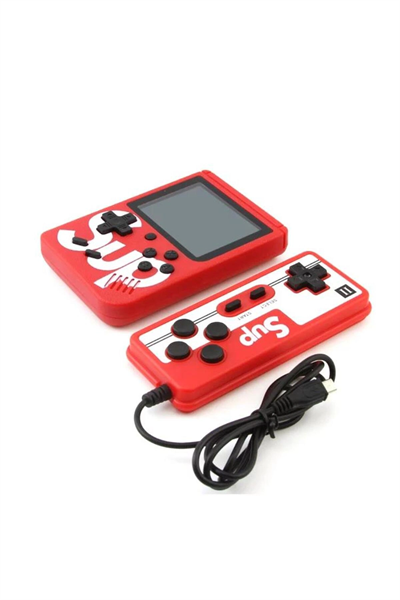 Çift kollu mini atari oyun konsolu kırmızı renk bluetooth özelliği yok - Elektronik