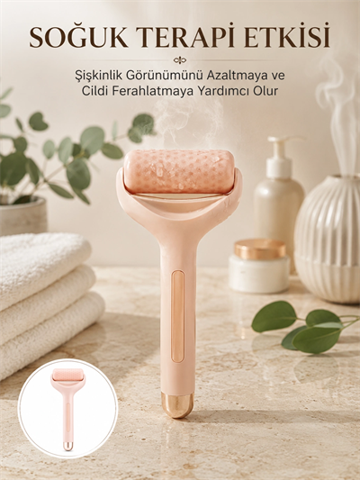 Cilt Bakımı İçin Buz Silindiri Yüz Masaj Aleti Yeni Nesil
