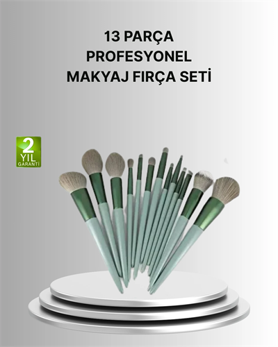 Cilt Dostu Profesyonel Makyaj Fırça Seti Pudra ve Fondöten İçin Uygun