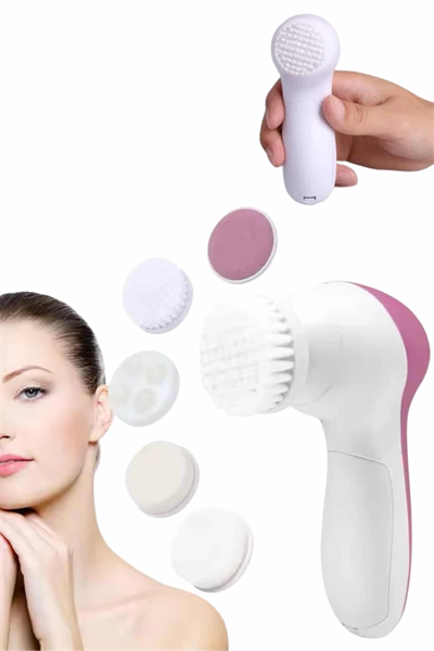 Cilt Temizleme ve Masaj Aleti 5 Başlıklı Akne ve Sivilce Önleyici