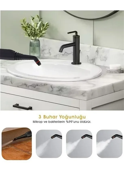 Classen Smart Çok Fonksiyonlu Güçlü Buharlı Temizleyici Makinesi Bx40