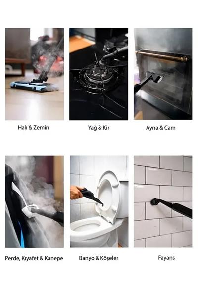 Classen Smart Çok Fonksiyonlu Güçlü Buharlı Temizleyici Makinesi (3936)