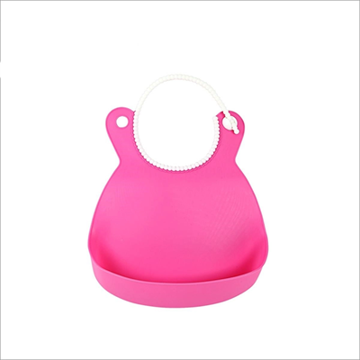 Çocuk Bebek Mama Önlüğü Dökülme Engelleyici Bükülebilir Pembe Bx40