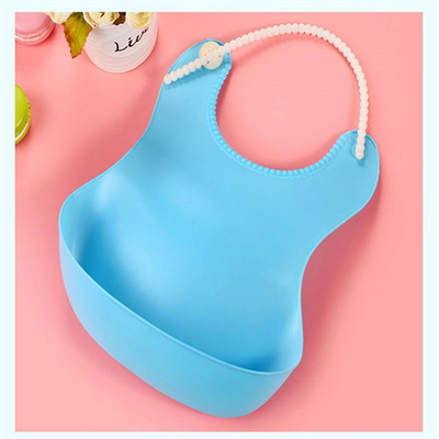 Çocuk Bebek Mama Önlüğü Dökülme Engelleyici Bükülebilir Mavi Bx40