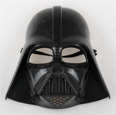 Çocuk Boy Yıldız Savaşları Star Wars Darth Vadet Maskesi Ve 90 Cm Pelerin Seti Siyah Bx40