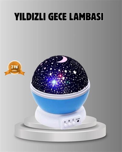 Çocuk Gece Lambası 6 Modlu Renkli LED Enerji Tasarruflu Masal Işığı