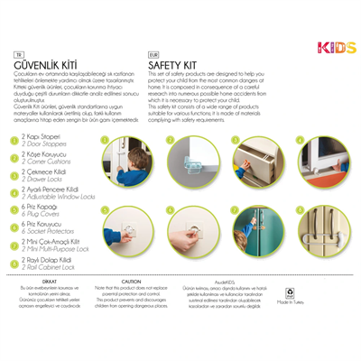 Çocuk Güvenlik Seti - Profesyonel 26 Parça