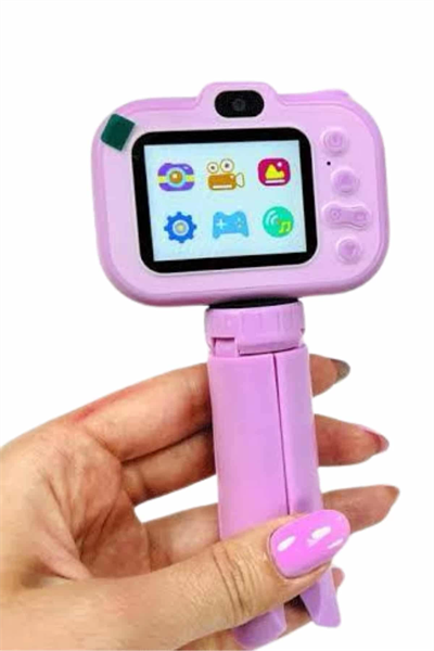 Çocuk Için Eğitici Video Kamera Ayaklı Mini Fotoğraf Makinesi