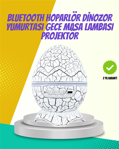 Çocuk Odası İçin Galaxy Projektör + Beyaz Gürültü + Uzaktan Kumandalı