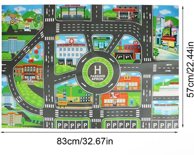 Çocuk Oyun Matı (mutlu Şehir Hayatı)