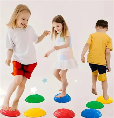 Çocuk Yarım Küre denge Ve Koordinasyon Adası 6 Lı Set