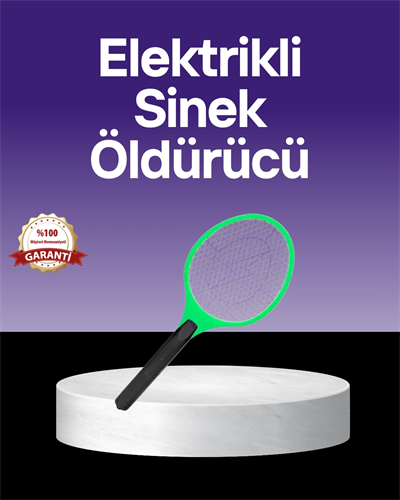 Çocuk ve Evcil Hayvan Dostu Elektrikli Sinek Raketi | Güvenli Kullanım