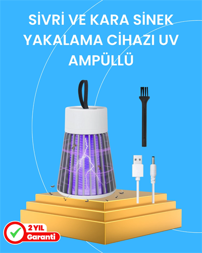 Çocuk ve Evcil Hayvan Dostu Sivrisinek Yakalama Lambası