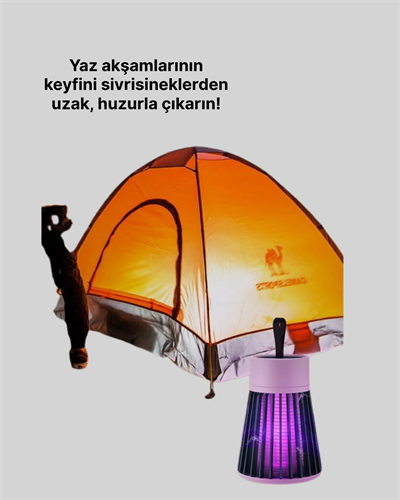 Çocuk ve Evcil Hayvan Dostu Sivrisinek Yakalama Lambası