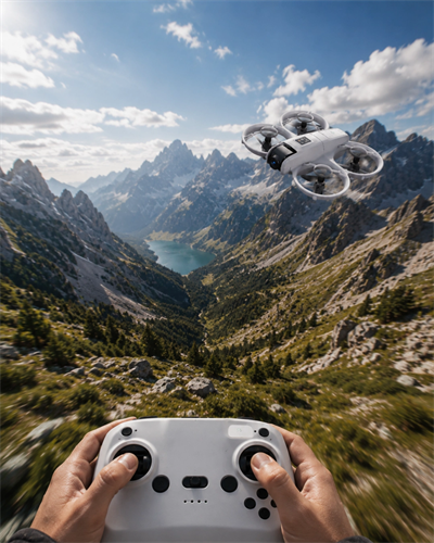 Çocuk ve Yetişkin Kullanımına Uygun Kameralı Akıllı Drone