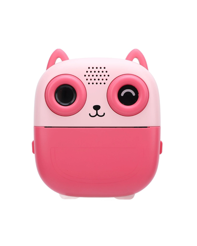 Çocuklar İçin Baskılı Mini Kamera 6 Kalem 5 Kağıt Rulosu Hediyeli Eğlenceli Fotoğraf Makinesi