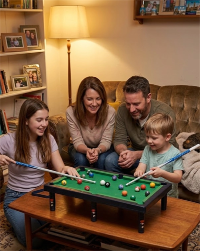 Çocuklar İçin Bilardo Seti Masaüstü Snooker ve Pool Oyuncak