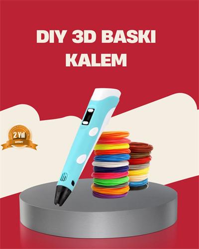 Çocuklar İçin Güvenli 3D Yazıcı Kalem