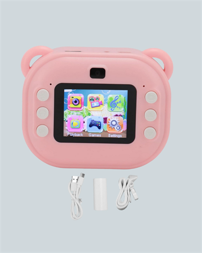 Çocuklar İçin Şipşak Yazıcı Kamera 24MP HD Çift Lensli Termal Baskılı