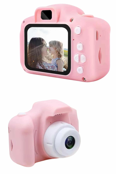 Çocuklara Özel Fotoğraf Ve Video Çeken Mini Çok Renkli Fotoğraf Makinesi