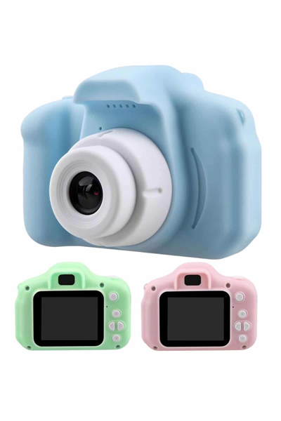 Çocuklara Özel Fotoğraf Ve Video Çeken Mini Çok Renkli Fotoğraf Makinesi
