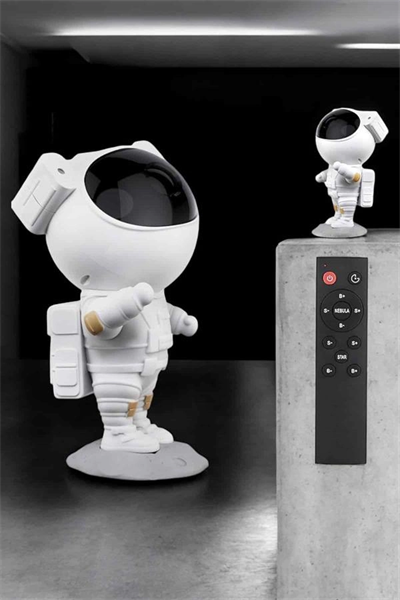 Çocuklara Özel Projeksiyon Astronot Lamba Speaker Sevimli
