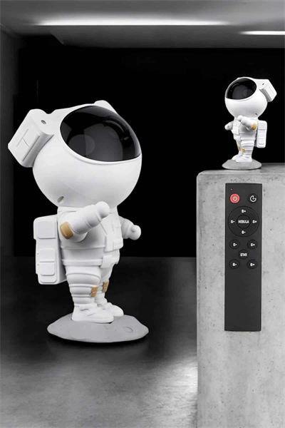 Çocuklara Özel Projeksiyon Astronot Lamba Speaker Sevimli