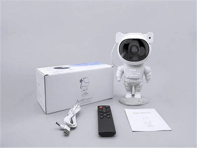 Çocuklara Özel Projeksiyon Astronot Lamba Speaker Sevimli