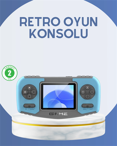 Çocuklara Özel Retro Oyun Konsolu Portatif Eğlence Cihazı