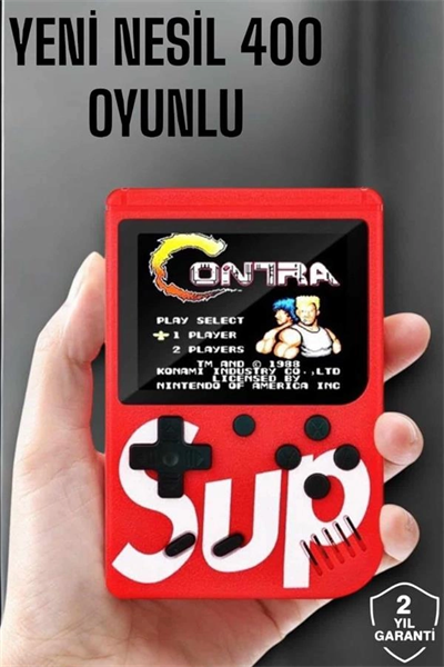 Çocuklara Özel SUP 400 Oyunlu Mini Oyun Konsolu