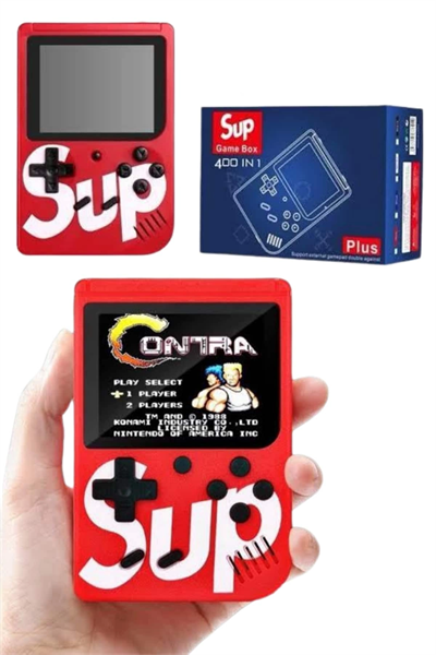 Çocuklara Özel Taşınabilir Sup El Atarisi 400 Oyunlu Nostaljik Oyun Konsolu